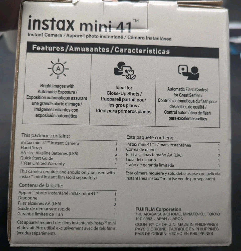 FUJIFILM INSTAX MINI 41 Instant Film Camera - Image 2 of 4