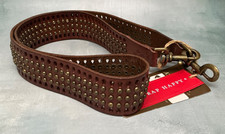 Italian Leather Purse Bag Strap Studded Patricia Nash Boho 47  