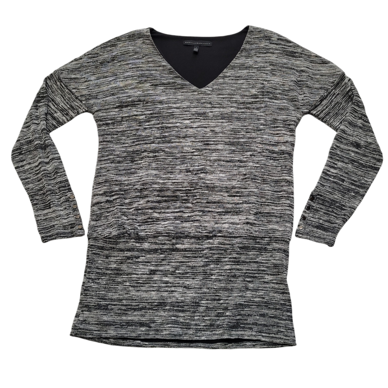 White House Black Market Tunic Shirt Lined Soft G… - image 1