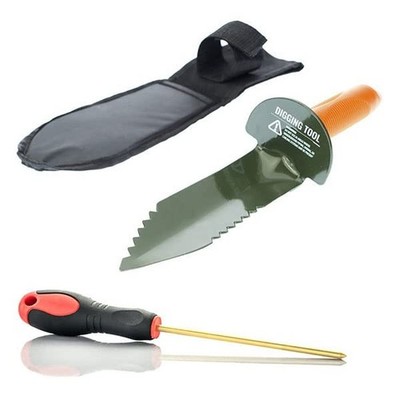 Sluice Monkey Metal Detecting Brass Probe and 12'' Digger