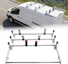 54" Van Ladder Roof Rack with Roller Fit for 15-24 Ford Transit 150 250 350