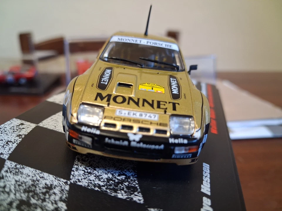 PORSCHE 924 CARRERA GTS RALLY  HESSEN 1981 ROHRL SCALA 1/43 - Immagine 2 di 4