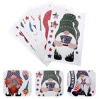 9pcs elektrostatische Fensteraufkleber Independence Day Glass Aufkleber