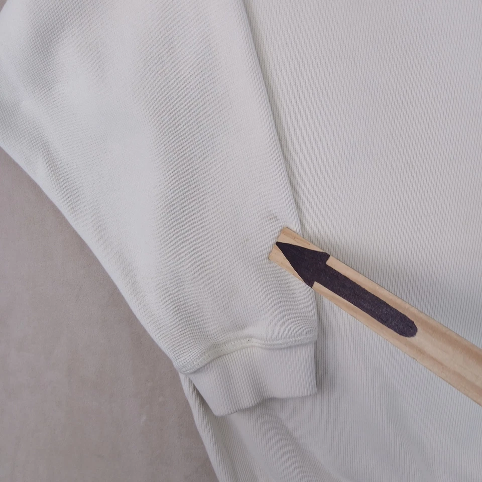 Suéter De Colección Tommy Bahama Relax Mediano Para Hombre Cuadrado 1/4 Cremallera 24x24 DEFECTOS Recortados Foto 4 de 4