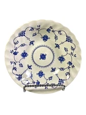 Vintage Myott  Finlandia 6.25” Bowl Blue Floral  Staffordshire England 1982