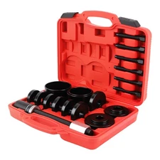 19 Piece Wheel Hub Service Tool Set Front Drive Kit with Storage Case Steel