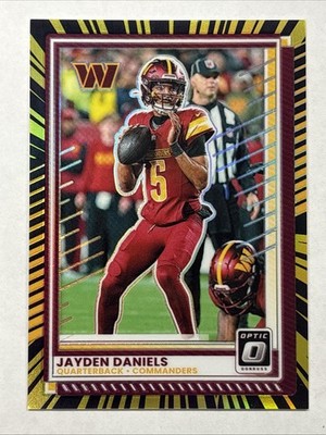 2025 Donruss Optic #23 Jayden Daniels Electricity #/75