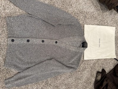 Massimo Dutti Men's Size Medium Wool Cashmere Blend Cardigan Sweater Tan Sand