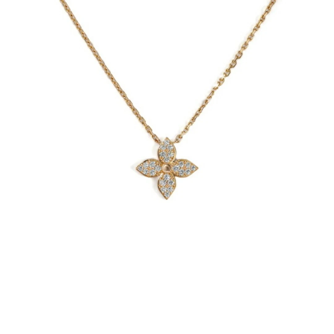 LOUIS VUITTON（LV） Collana Louis Vuitton Star Blossom K18PG oro rosa usata YUKI 0