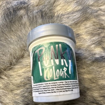 Punky Colour Semi-Permanent Hair Dye Green Ammonia-Free Vegan PPD-Free Cream