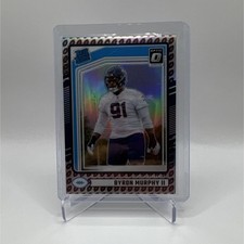 2024 Panini Donruss Optic Byron Murphy II Rated Rookie Prizm Football Emoji