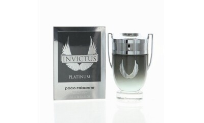 Invictus Platinum By Paco Rabbane 3.4 oz. (100ml) Eau de Parfum Men New Sealed