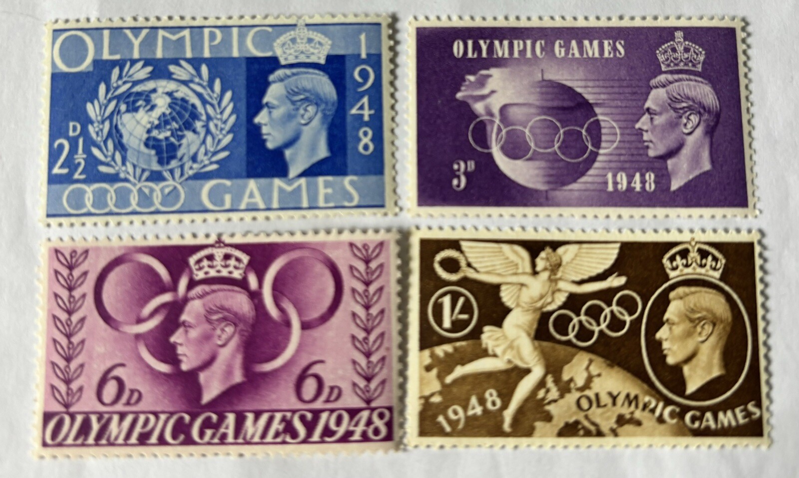 GB King VI Olympic Games 1948 Stamps Set, SG495498 MNH eBay