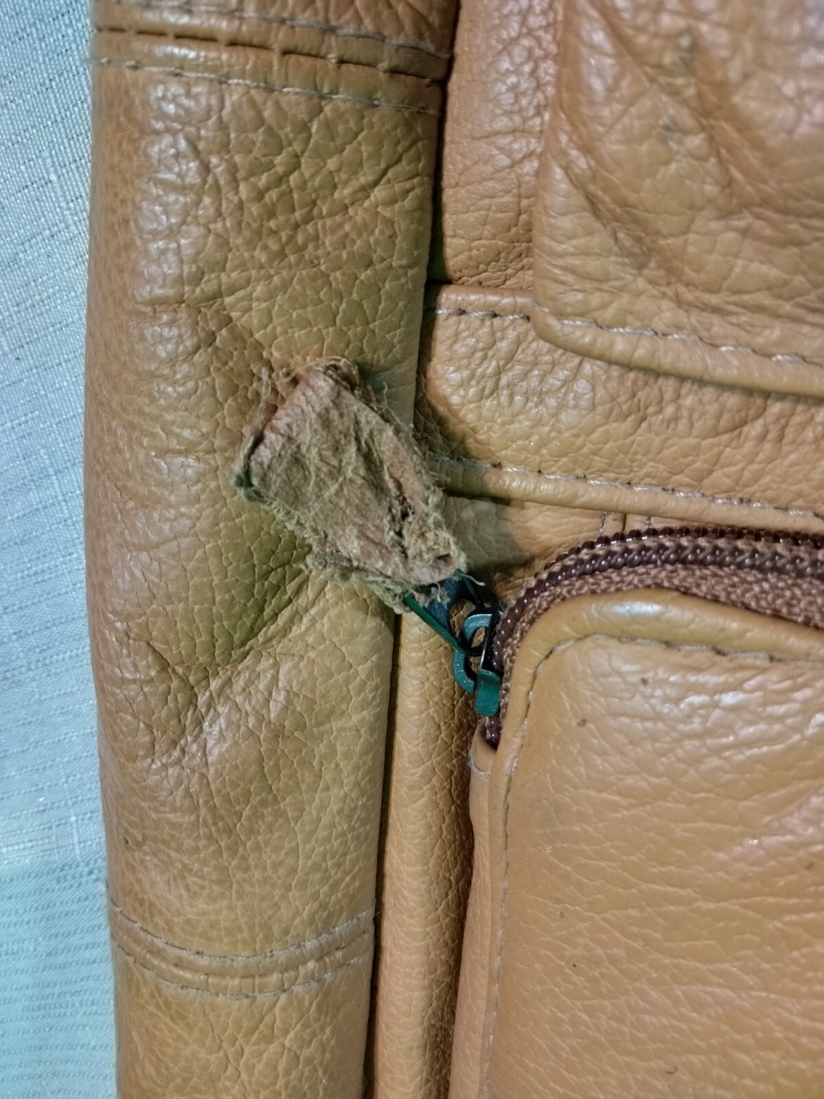 GF60 BROWN MULTIPOCKET DOUBLE STRAP LARGE LINED T… - image 16