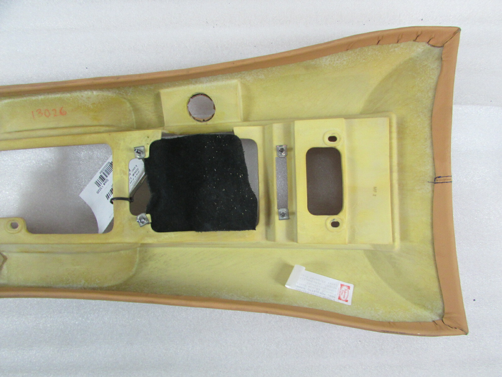 Ferrari 599, Middle Leather Section Center Console, Beige, Used, P/N 69156105