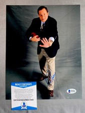 ESPN SPORTSCASTER- CHRIS BERMAN AUTOGRAPH 8x10 PORTRAIT PHOTO BECKETT F51413