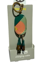 Heyday 12" Keychain Charging Cable for Apple iPhone Expressive Geo-MFi-Certified