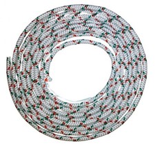 Starterseil Anwerfseil Zugseil Rasenmäher 5,0m Ø 4,5mm rot-grün