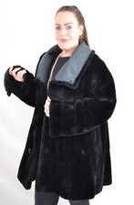 US5167 REAL SHEARED MUSKRAT FUR INNER LINING FOR JACKET RANCH MUSQUASH SIZE 3XL