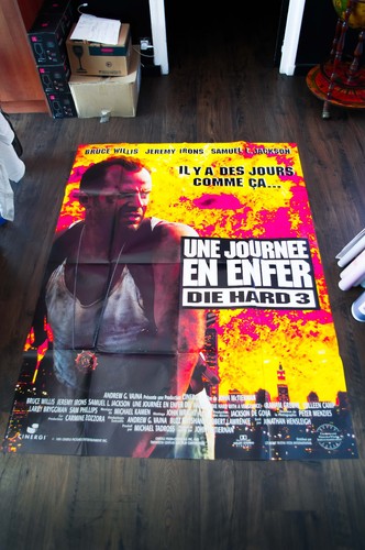 DIE HARD 3 WITH A VENGEANCE (1995) A - Original French Movie Poster – Large Fold