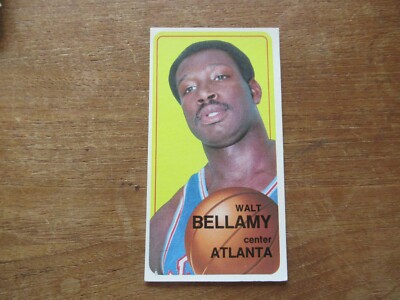 1970 TOPPS BASKETBALL WALT BELLAMY #18 ATLANTA HAWKS HOF HIGH GRADE