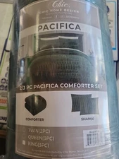 Chic Home Design Pacifica 3 PC King Comforter Set