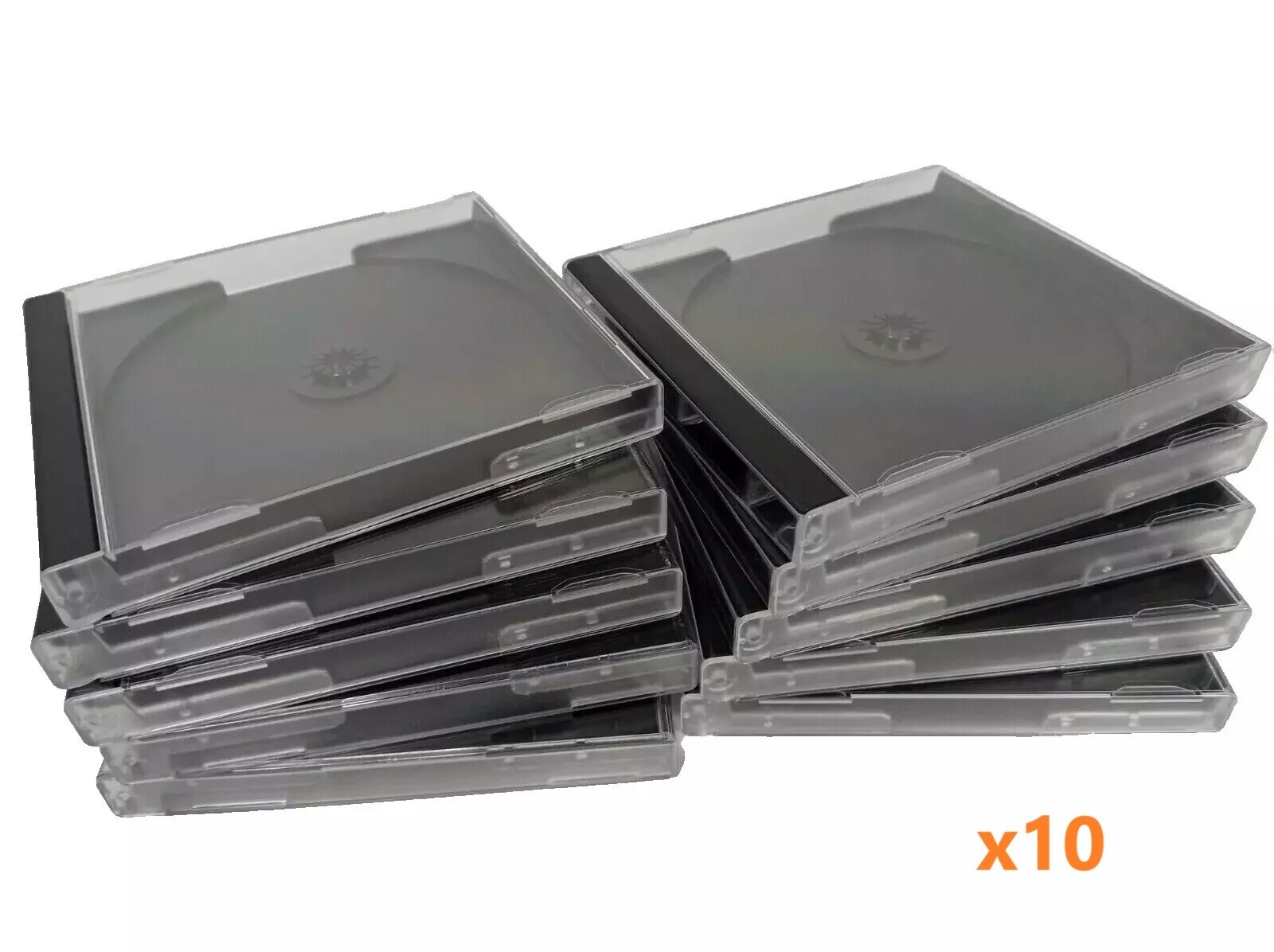 Boîtiers PS1 d'origine lot de 10 boîtes vides pour jeu PlayStation 1 transparentes