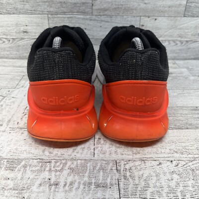 Adidas Kaptir Super Black Orange White Silver Running Shoes  display picture 2