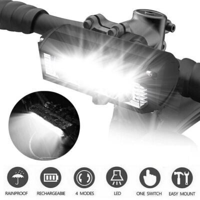 LED-Bergfahrradlichter Aufladbarer Fahrrad-LED-Fackel MTB Vorderes Licht 2000MAH