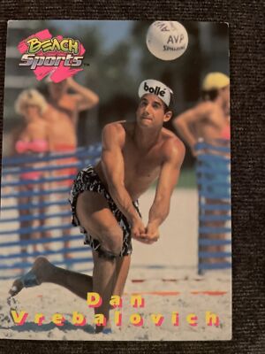 1992 BEACH SPORTS Dan Vrebalovich Beach VOLLEYBALL CARD #37