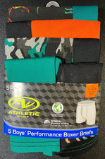 Athletic Works Boy s Performance Boxer Briefs Dinosaur Theme Pack Of 5 Small 6-7