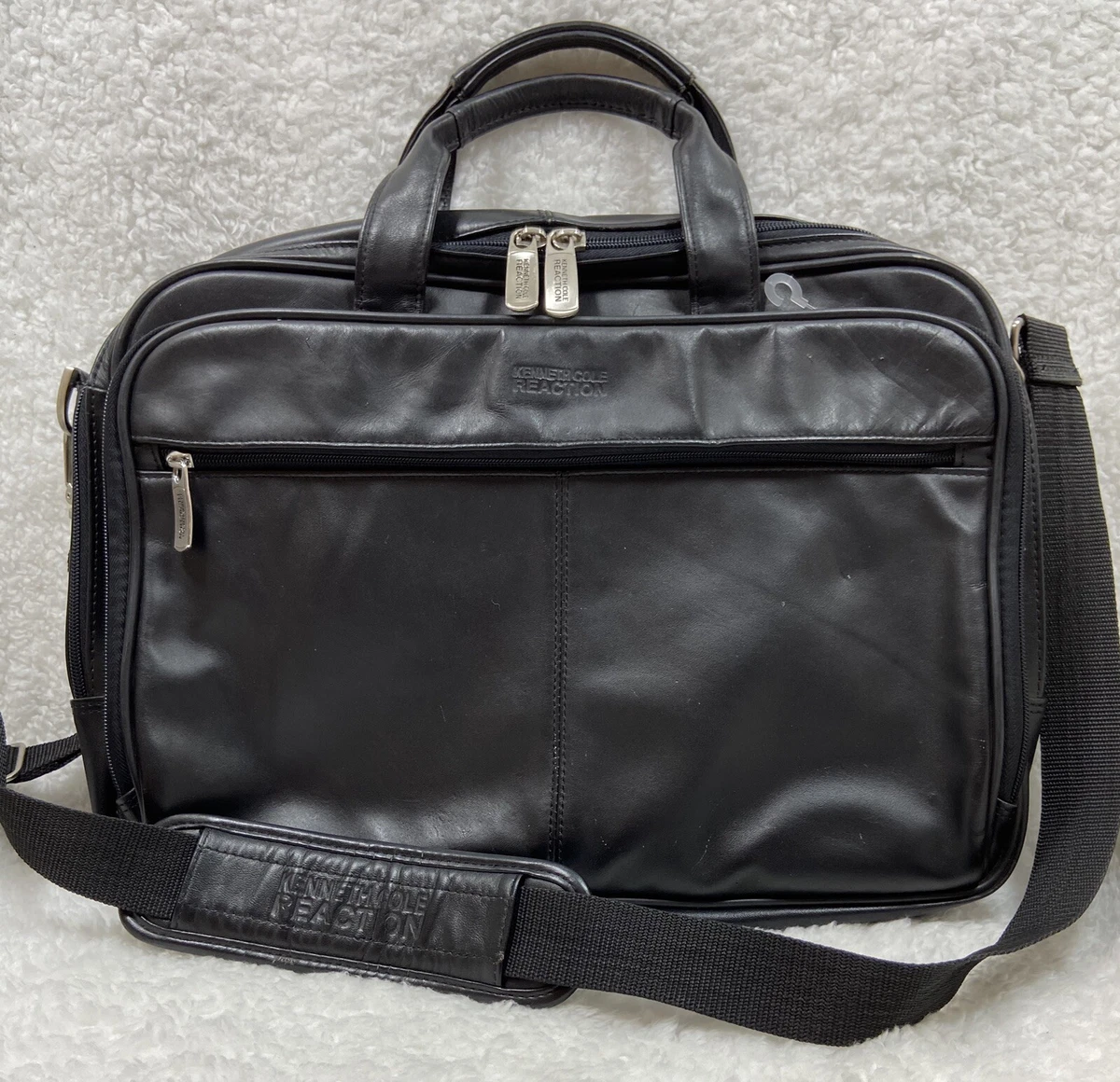 Kenneth cole reaction top laptop bag leather