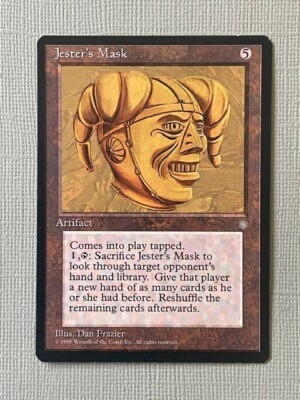 MTG Magic the Gathering Ice Age Jester's Mask NM/MINT Condition