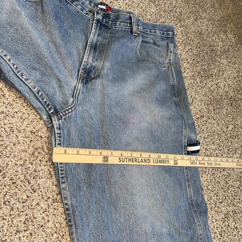 Tommy Hilfiger Vintage Jeans Mens 38x34 (38x32.5) Carpenter Baggy Loose Skater - Picture 13 of 19