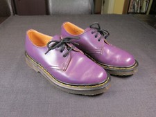 Wow Vintage made in England purple Doc Martens shoes UK 4 US 6 women's