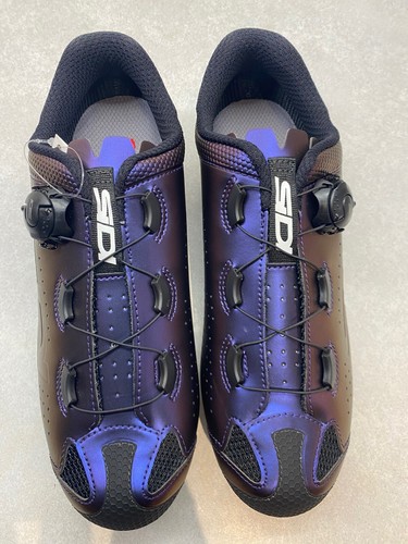 New Sidi Dust MTB Gravel cycling shoes size 42 Iridescent Purple