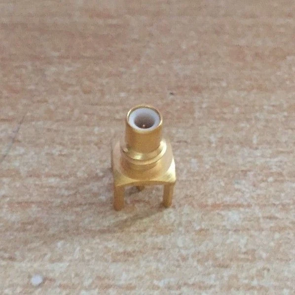 RF/Coaxial Connector, SMC, Straight Jack Through Hole 50 ohm Vertical Z2328 - Image 3 of 4