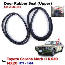 For Toyota Corona Mark II RX20 MX20 2D Coupe Door Seal Weatherstrip Upper LH+RH