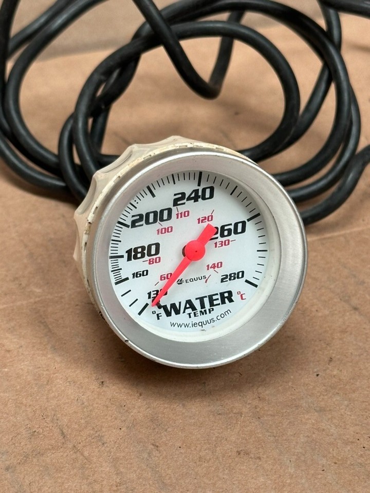 Custom Equus Water Temp Gauge Working! 2" Hot rod Rat Rod eBay