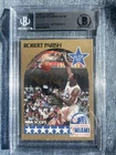 Robert Parish AS SP Authentic Autographed card 1990-91 Hoops #8
