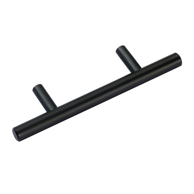 Mattschwarze Schrankgriffe mit T-Bar Design für Küchenschränke