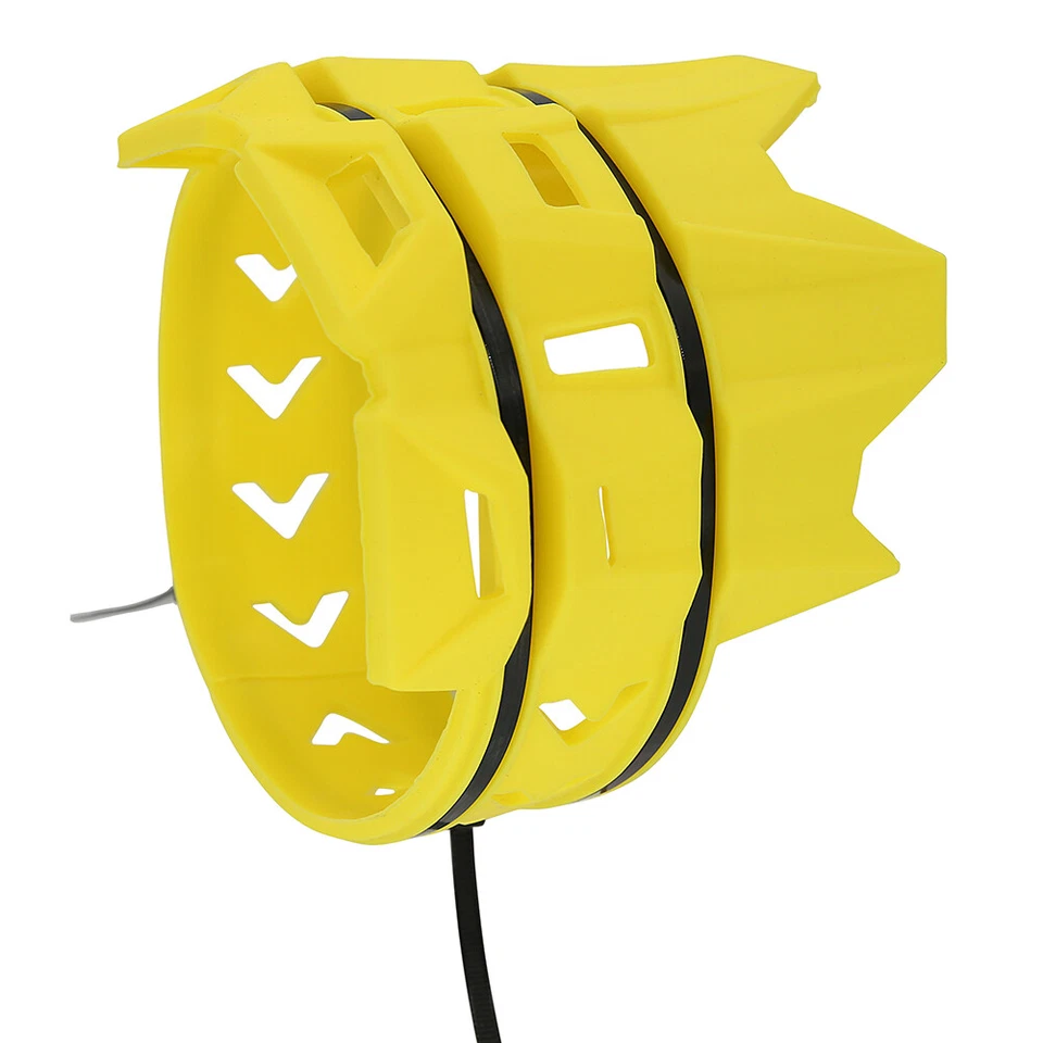 Protector protector silenciador silenciador tubo escape moto para Honda Yamaha amarillo Foto 2 de 4