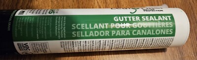 Leaf Filter clear Sealeant / caulk. Pro Grade, Made in the USA.  1 Tube