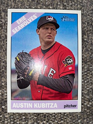 2015 Topps Heritage Minors #104 Seawolves Austin Kubitza Baseball Card