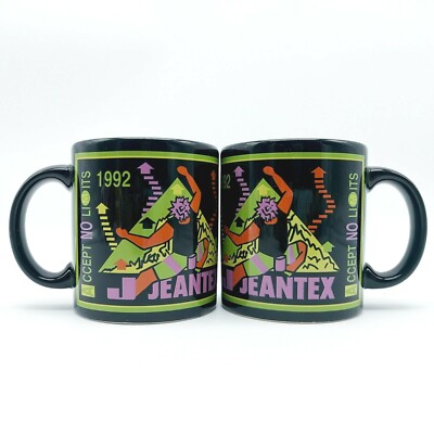 Jeantex Werbung Reklame Waechtersbach Germany Tasse Becher Kaffee Tee 1992 (1)