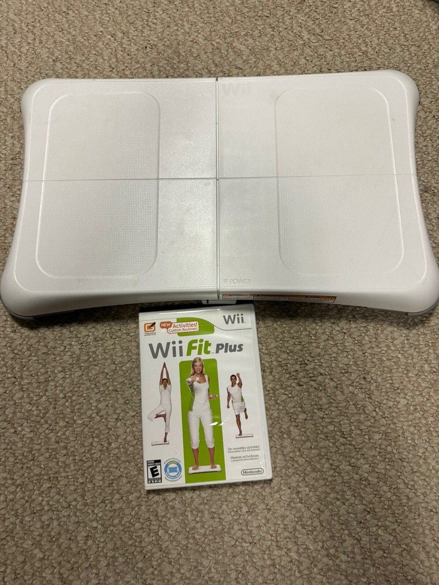 Nintendo Wii Fit Balance Board With Wii Fit Plus Video Game | eBay