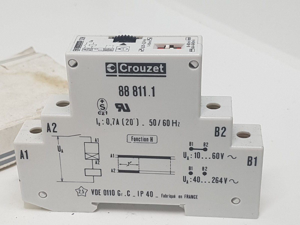 Crouzet S2H Timing Relay 2-20 s 88 811.1 | eBay