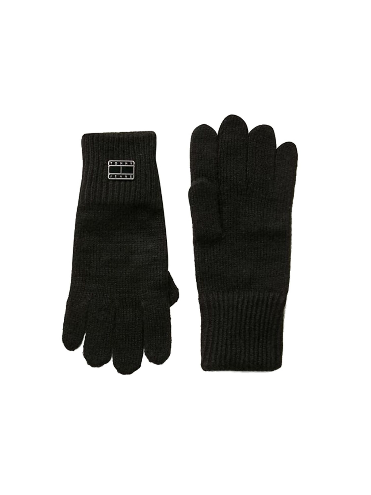 Уютные вязаные перчатки Tommy Jeans Damen Handschuhe TJW размера S-M Schwarz 8290₽