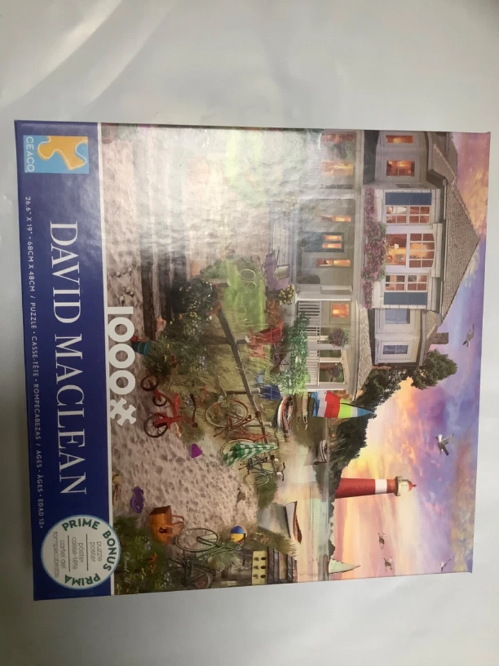 3*Puzzle 1000 Piezas Nuevo Ceaco David Maclean Con Póster Océano... Foto 2 de 4