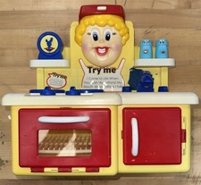 2002 Moose Mountain LTD Toys Cooking Pretend Play Talk a lots talkin kitchen vtg